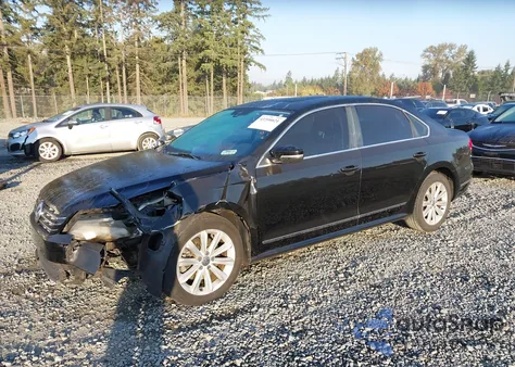 2012 Volkswagen Passat 2.5L Sel из США, поврежденный, VIN 1VWCH7A32CC044492